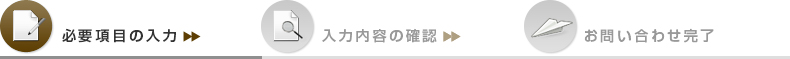 必要項目の入力