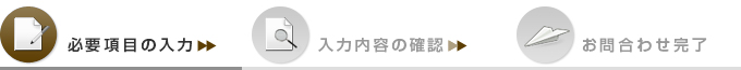 必要項目の入力